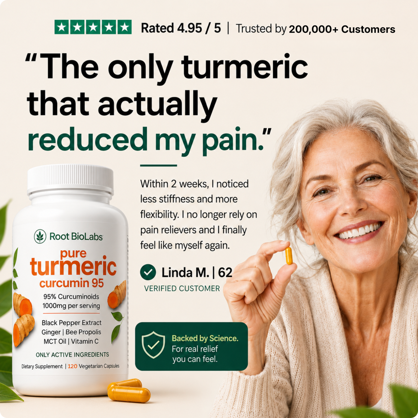 Turmeric Curcumin Capsules (1,000mg)