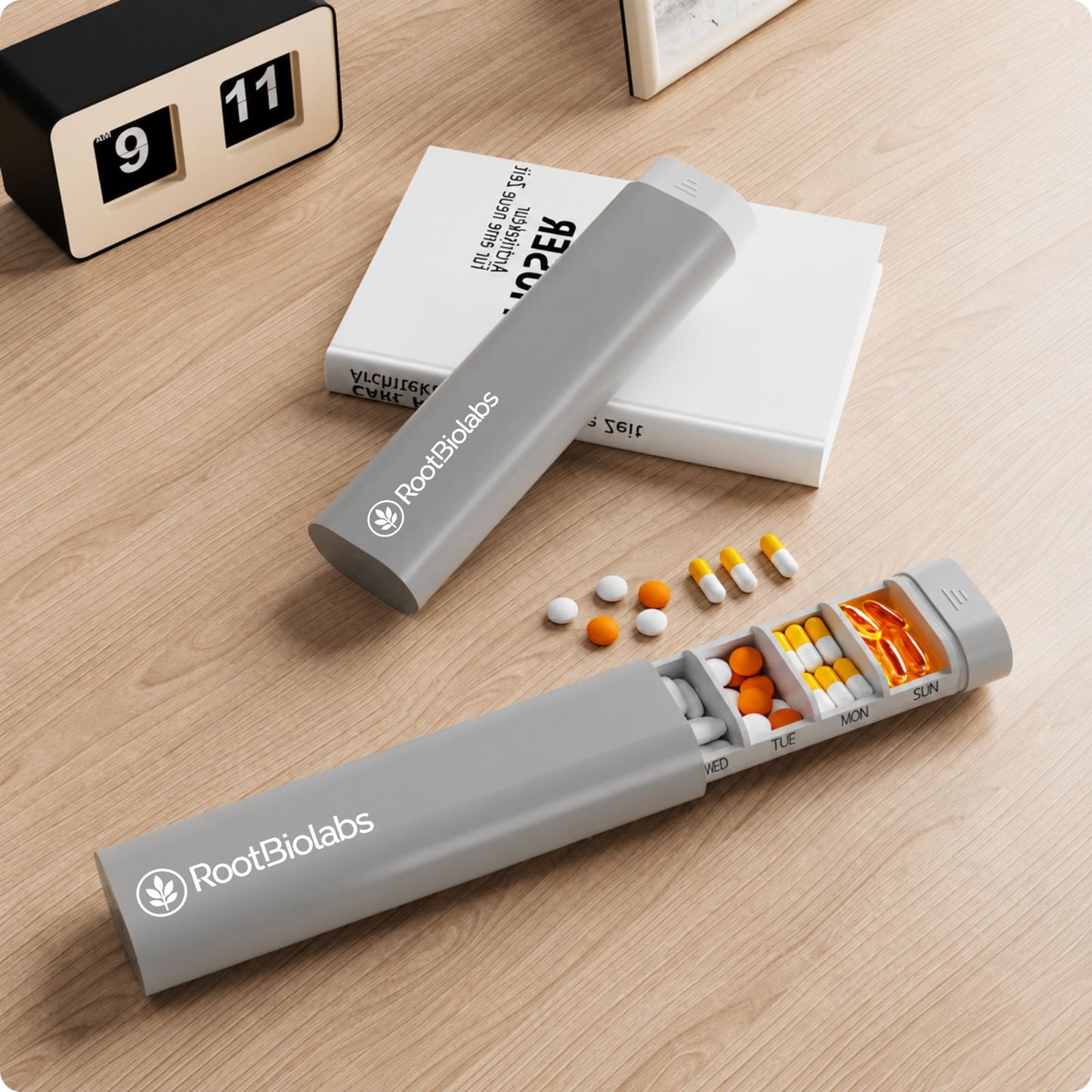 RootBio™ Daily Pill Case