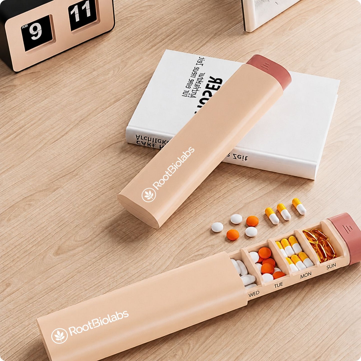 RootBio™ Daily Pill Case
